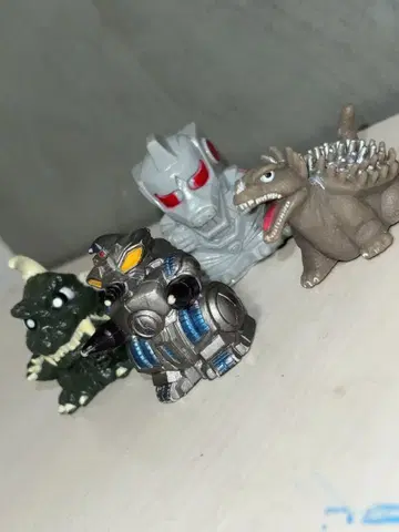 고질라 손가락 인형 피규어 세트