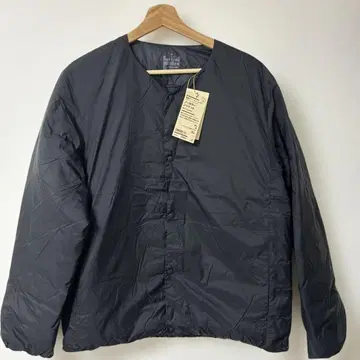 미사용 새상품 무인양품 노카라 자켓 XL 블랙