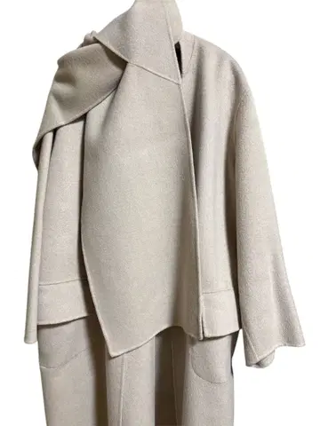 GALERIE VIE 베이지 롱 코트