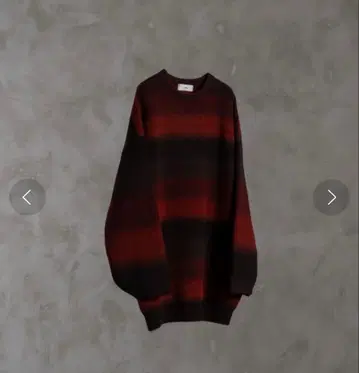 [ 23AW ] ADRER 극상 후와모치 니트 레드 계열 기타 M