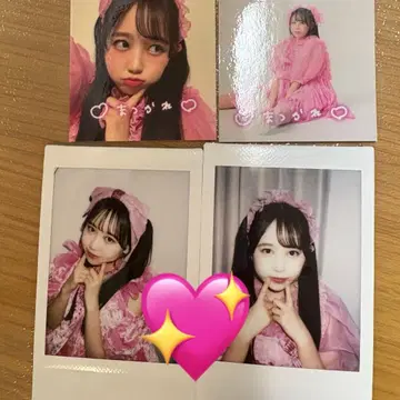 마츠모토 카렌 폴라로이드 2장 스티커 세트