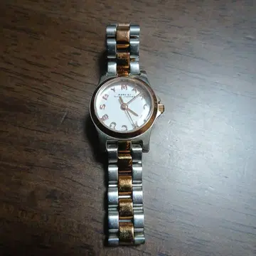 Marc Jacobs 아날로그 손목시계 실버/골드