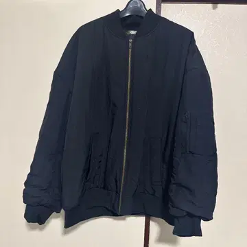 나일론 폴리에스테르 점퍼 사이즈 F 블랙