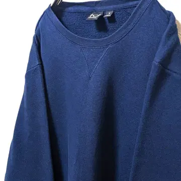 이데올로기 무지 네이비 컬러 맨투맨 트레이닝복 네이비 구제 의류