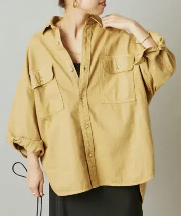 오메카시 소프트 트윌 빅 셔츠