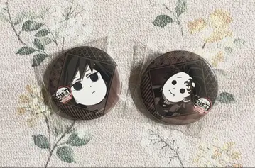 극장판 귀멸의 칼날 무한열차편 다이닝 오마카세 복권 캔뱃지 기유 탄지로