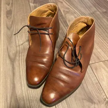 Green label relaxing 가죽 부츠