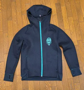 비앙키 메쉬 풀 집업 후드티