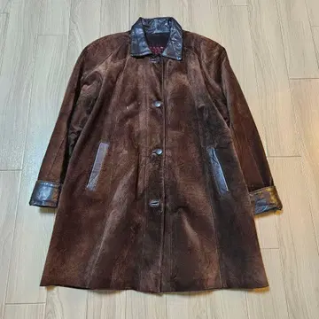 캐나다제 브라운 스웨이드 자켓