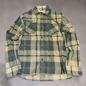 레어 컬러 HOUSTON 휴스턴 플란넬 셔츠 체크 무늬 아메카지 L