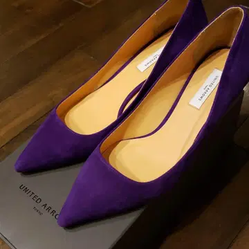UNITED ARROWS 퍼플 하이힐 36