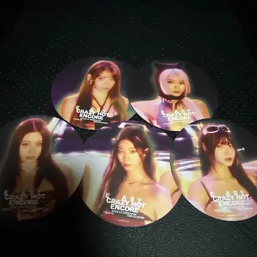 르세라핌 도쿄돔 콜라보 카페 코스터 5개 세트