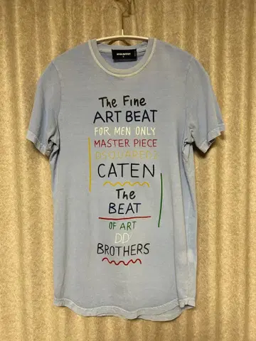 DSQUARED2 라이트 블루 T셔츠 S