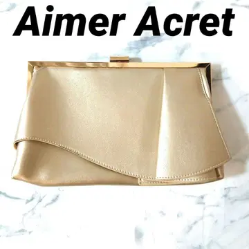 Aimer 에메 플레어 어택 클러치 파티 백 골드 클러치백