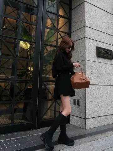 스즈키 아미 씨 프로듀스 플랫폼 롱 부츠 L 사이즈