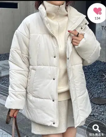 내추럴 꾸뛰르 사이드 슬릿 에코 다운