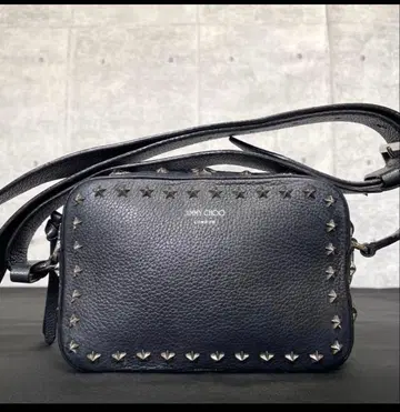 JIMMY CHOO PEGASI BLACK CAMERA BAG