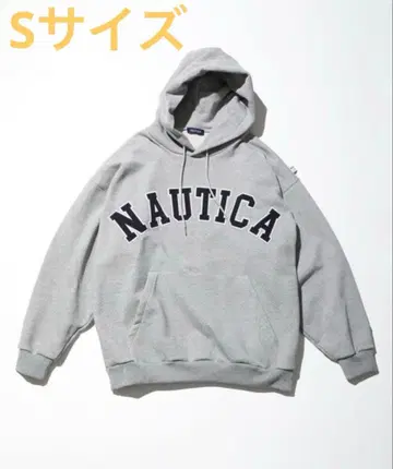 NAUTICA 노티카 Arch Logo Sweat Hoodie 2.2