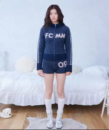미사용 새상품 FCMM 네이비 셋업 M