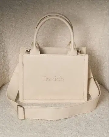 Darich 로고 숄더 가죽 미니 토트백