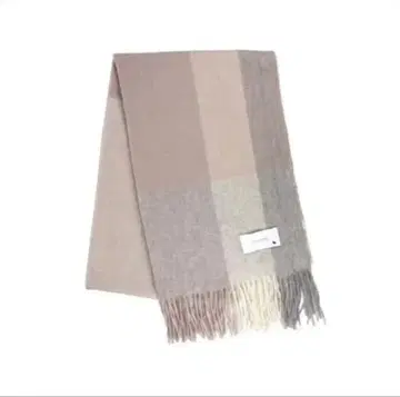 macocca 캐시미어 머플러 No.930 체크 그레이지