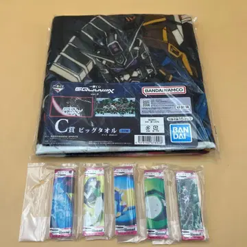 제일복권 건담 지크 액스 빅 타월 아크릴 참 6종 세트