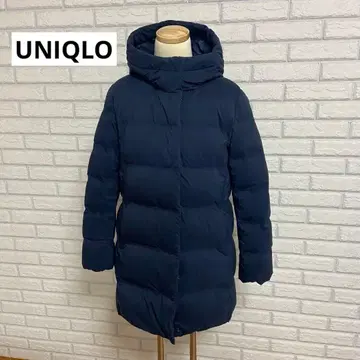 새상품급 [ 유니클로 ] 심리스 다운 네이비 L 사이즈