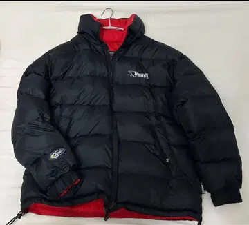 Bear USA 다운 자켓 블랙 레드