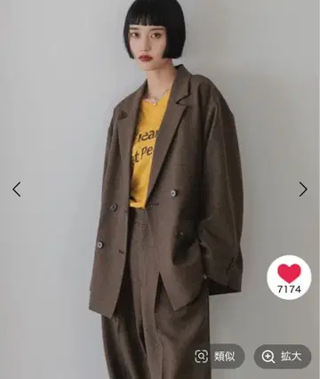 [ 기간 한정 ] LOWRYS FARM 라나 테크 더블 자켓