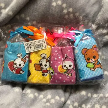 캐릭터 미니 손수건 8색 세트 24개입