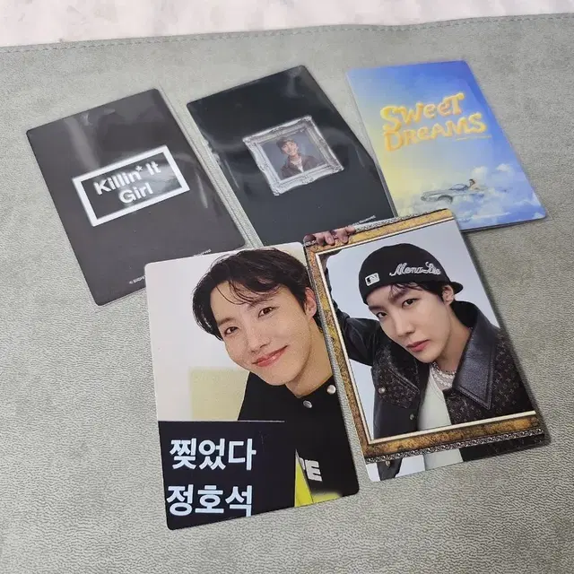 5장 일괄 bts 방탄 제이홉 호석 charm of hope 포카