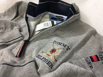 TOMMY HILFIGER 그레이 집업 트레이닝복