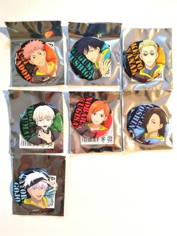 주술회전 트레이딩 캔뱃지 컴플리트 세트 7종