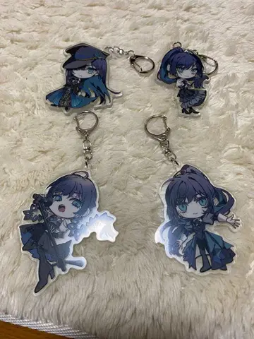 Ado 요다카 라이브 아크릴 키링 4종 세트