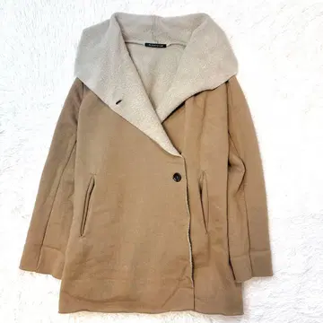 mizuiroind 미즈이로 인드 보아 코트 미들 기장 자켓 일본제