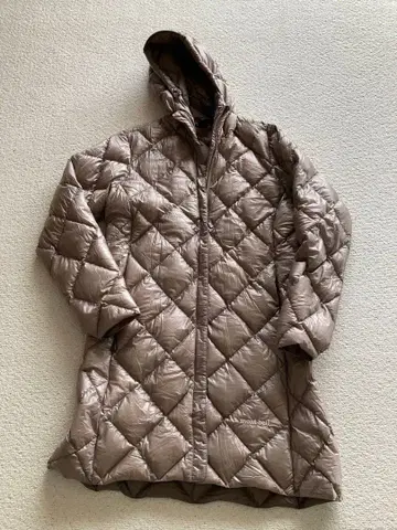 다운 코트 얇은 소재