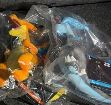 포켓몬 제일복권 메가 리자몽 X Y 봉제 인형 세트 A상 B상