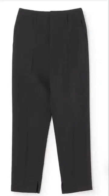 미사용 새상품 UNFILO 하이웨스트 테이퍼드 팬츠 블랙 38