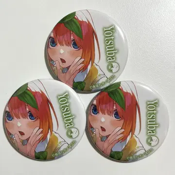 5등분의 신부 vol.3 Anisugar 후르츠 도넛 캔뱃지 네잎