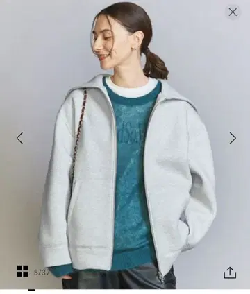 [ 새상품급 ] BEAUTY&YOUTH 집업 후드티