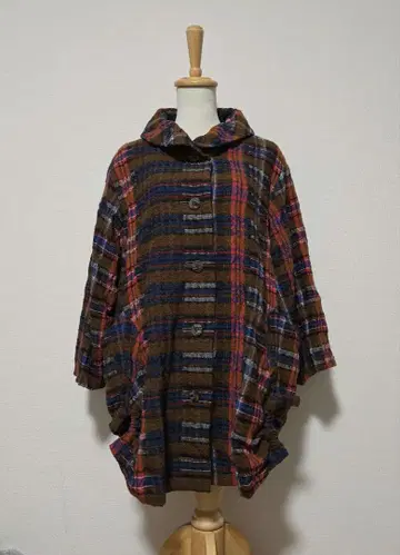 자우 센소유니코 변형 체크 아우터