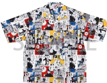 돌풍전설 특공확장 오픈 카라 셔츠 알로하 셔츠