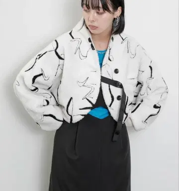 Eimee Law 자수 보아 볼레로 자켓