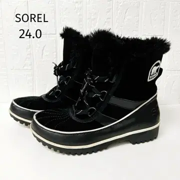 SOREL 티볼리 2 스노우부츠 숏부츠 블랙 방수 퍼