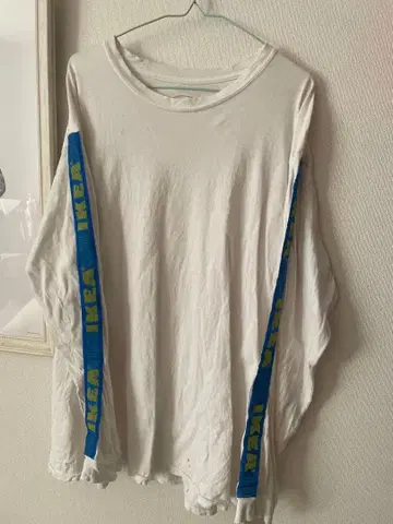 IKEA 롱 슬리브 T셔츠 화이트