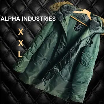 ALPHA INDUSTRIES MA-1 플라이트 자켓 XXL 카키