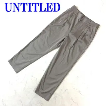 언타이틀 슬랙스 팬츠 그레이지 큐프라 코튼 2 C3868
