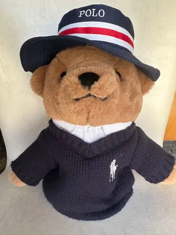 Polo 베어 골프 드라이버 헤드커버 참 RLX