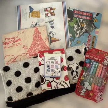 스누피 굿즈 미니 세트