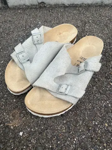 버켄스탁 취리히 24cm 스웨이드 밑창 양호